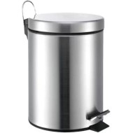 Lixeira 12 Litros 39cm Altura Em Aço Inox